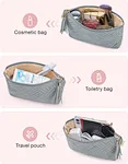Large capacity makeup bag